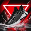 Black and white camouflage sports shoes for men, breathable, lightweight and shock-absorbing casual running shoes Specification image